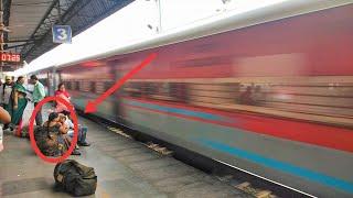 Dengerous Speed Kongu SF Express 130Kmph Skipping Faridabad Station & Tamil Nadu Express