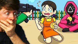 SQUID GAME but the ROLES ARE REVERSED! (Reaction)