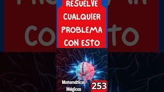 AUMENTA TU INTELIGENCIA PARA RESOLVER CUALQUIER PROBLEMA | #calculomental  #matemáticas #educación