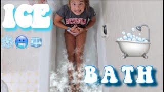 Taking an ICE BATH!!