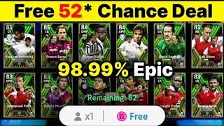 52 Free Spin 11 Epic 98.99% Chance in eFootball 2025 | eFootball 2024 Mobile / #efootballclub