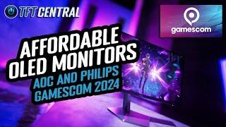 More affordable OLED monitors! AOC and Philips Gamescom 2024 Launches