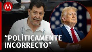 Noroña responde a Trump: "El Golfo de México es el Golfo de México"