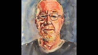 Акварель. Портрет. Видео без звука. Portrait in watercolor