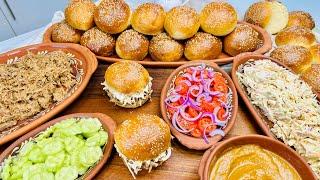 Ideja za ručak koji svi OBOŽAVAJU‼️ Pulled pork i najbolja burger peciva ikada 