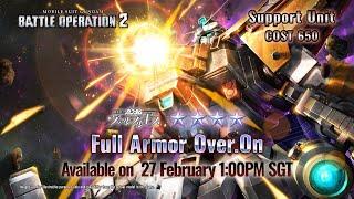 MOBILE SUIT GUNDAM BATTLE OPERATION 2 - Full Armor Over.On Introduction Trailer