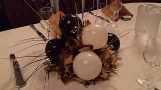 60th Birthday Party Balloons and Centerpieces