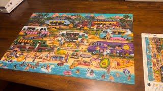 Hawaiian Food Truck Festival - 2000 Piece Pun Fuzzle - Jigsaw Puzzle REVIEW