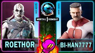 MK1 Roethor (QUAN CHI) VS Bi-Han7777 (OMNI-MAN)Mortal Kombat 14K 60ᶠᵖˢ