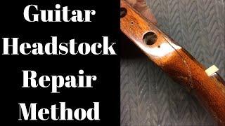 Guitar Headstock Repair Method Beau Hannam Guitars