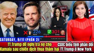 LIVE- PHẦN 1 -10/11-Tổng thống đắc cử  Trump đề nghị trả nợ cho Kamala sau chiến dịch thua thảm hại