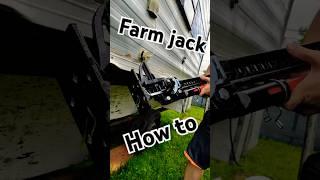 How to use a high lift jack (farm jack)