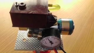 RC HYDRAULIK SYSTEM NEW,  Neues Hydraulikagregat für den Komatsu WA 600-6