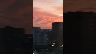 малиновый закат