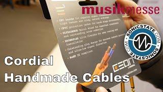 MESSE 2018: Cordial Handmade Cables New Ranges