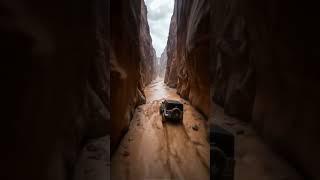 Flash Flood Escape | Jeep Battles Desert Canyon’s Sudden Wrath