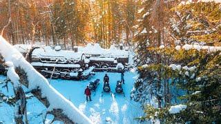 Epic Winter Adventure in Rural Maine Back Country