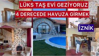 ULTRA LÜKS TAŞ EV TURU4 DERECEDE HAVUZA GİRDİKYENİ EVLİLERİ AYIRDIM🫠KIZ KIZA EĞLENCE BAŞLASIN