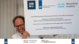 NetAcad Partnership: Cisco Nederland & Ministerie van Sociale Zaken en Werkgelegenheid