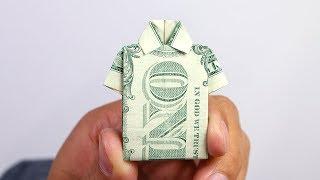 How To make Shirt Origami With Dollar Bill