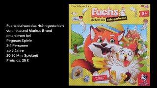 Fuchs du hast das Huhn gestohlen von Inka & Markus Brand- Review / Test - Die Brettspieltester