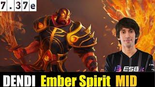 DENDI[Ember Spirit] MID 7.37E - DOTA 2 HIGHEST MMR MATCH #dota2 #dota2gameplay