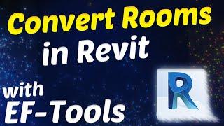 Revit: Convert Rooms to Floors, Ceilings, Regions or Outlines [EF-Tools]