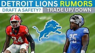 Detroit Lions Rumors: Lions Targeting Safety Malaki Starks? Lions Draft Day  Trade | Lions News