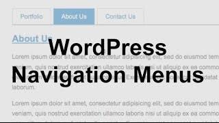 WordPress Navigation Menus (Theme Development)