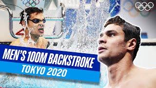 Is he winning his SECOND gold medal at Tokyo 2020? | Men's 100m Backstroke ‍️