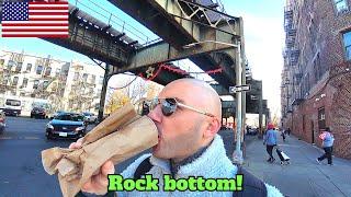 I hit rock bottom in New York...