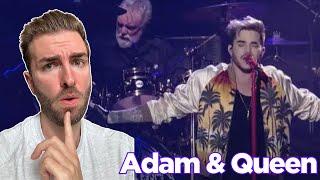 First Time Reaction | Adam Lambert & Queen The Greatest Live: Who Wants To Live Forever |