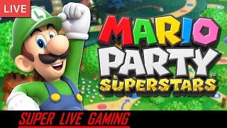 Mario Party Superstars Live Stream - Online Lobbies with Viewers! | Super Live Gaming