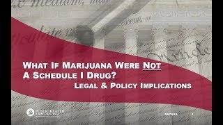 What if Marijuana Were NOT a Schedule 1 Drug?: Legal and Policy Implications