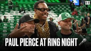 Celtics Legend Paul Pierce Mic'd Up for Ring Night vs. Knicks