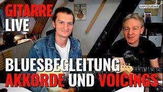 Gitarre lernen: Begleitung im Blues: "Akkorde und Voicings" für Fortgeschrittene