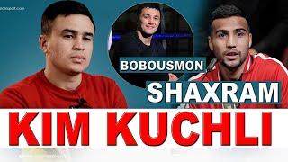 Qudratillo Abduqaxxorovning chempionlik jangi, Sparring, Shaxram yoki Bobousmon tanlovi