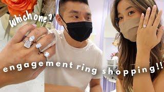 GO ENGAGEMENT RING SHOPPING WITH US! *finding the one*