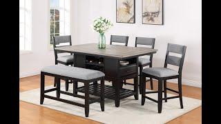 Tina Counter Height Dining Table Set