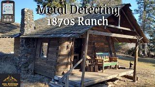 Metal Detecting an 1870s Ranch [minelab equinox 800]