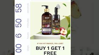 WOW SKIN SCIENCE - BUY 1 GET 1 FREE OFFER  | HURRY UP | #shorts