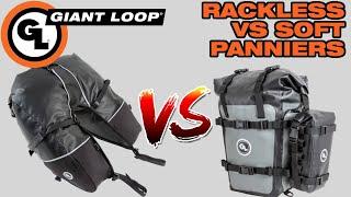 Rackless Motorcycle Luggage vs Soft Panniers