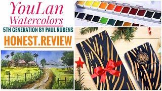 Best cheap artist grade watercolor set? YouLan - Paul Rubens 5th Generation paints REVIEW