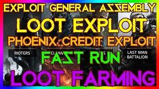 EXPLOIT General Assembly | The Division | Loot Farm Exploit | Phoenix Credit Exploit |