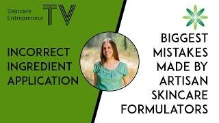 Skincare Formulation Mistakes 3: Incorrect Ingredient Application