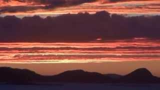 Artic Circle a Sunset at Sea - by Jeff W Donoghue