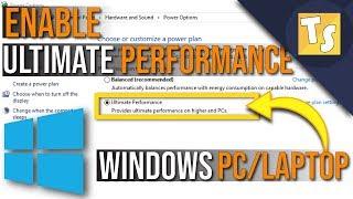 How to Enable Ultimate Performance Mode in Windows 10 PC & Laptop - Hidden Feature 