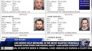 'Lancaster Lookout' needs help removing dangerous fugitives from our streets