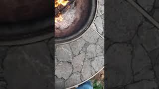 Strobe in  fire pit with pyro dogs