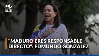 María Corina Machado, líder opositora venezolana, fue detenida por el régimen de Nicolás Maduro